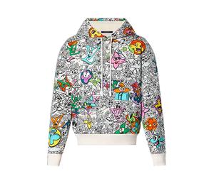 Louis Vuitton x Nigo Monogram Patchwork Denim Hoodie Indigo