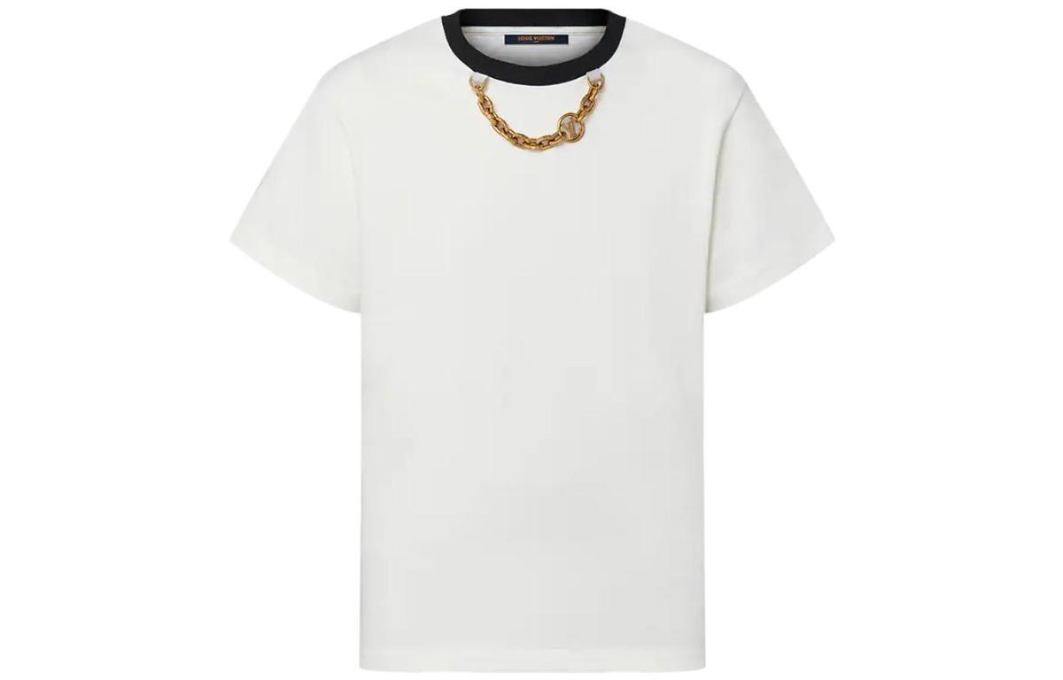 SASOM | apparel Louis Vuitton Contrast Trim T-Shirt Check the 