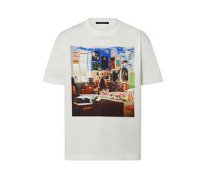 Buy Louis Vuitton Printed Cotton T shirt at Sasom – Authentic and Ready to Ship