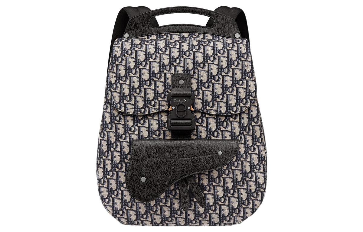 Dior Computer Backpack SASOM | bags Dior Fabric Laptop Backpack Men's Beige Black Check the ...