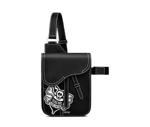 Buy Dior Shawn Collaboration Saddle Embroidery Crossbody Handheld Sling Bag Men's Black at Sasom – Authentic and Ready to Ship
