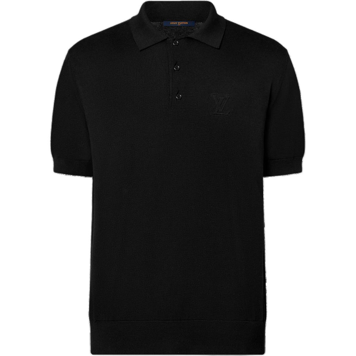 Louis Vuitton Cashmere And Cotton Blend Short Sleeved Polo