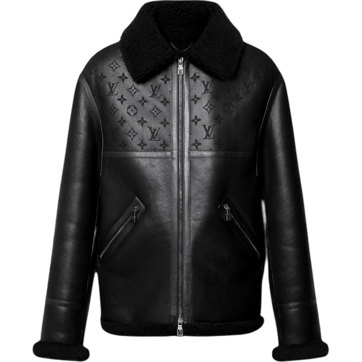 Lv Biker Jacket SASOM Apparel Louis Vuitton FW24 Leather Jacket