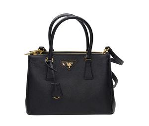Buy Prada Saffiano Calfskin Handbag Crossbody Bag Shoulder Bag Medium Size Women's Black at Sasom – Authentic and Ready to Ship
