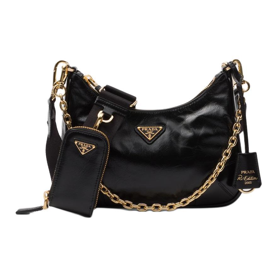 PRADA｜CROSSBAGS (1BH204 SOO 2CYR F0002) Prada Reedition Multi Hobo Shoulder Crossbody Bag 1BH204