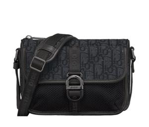 Buy Dior Oblique Print Shoulder Bag Crossbody Bag Mini Men's Black at Sasom – Authentic and Ready to Ship