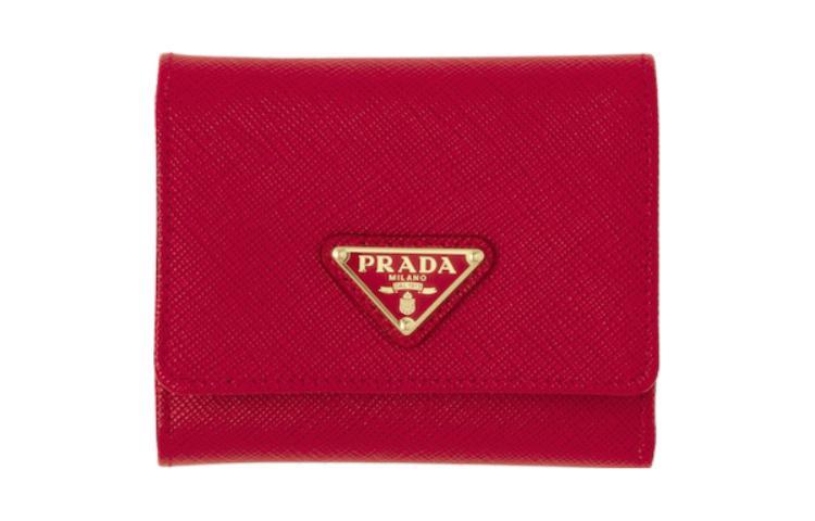 PRADA Clutches Women Leather Red/Fire PRADA Clutches Women Leather Red/Fire