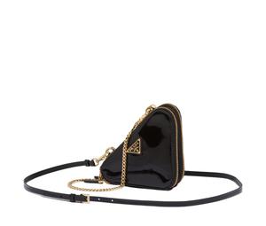 Buy Prada Leather One Shoulder Crossbody Clutches Mini Women's Black at Sasom – Authentic and Ready to Ship