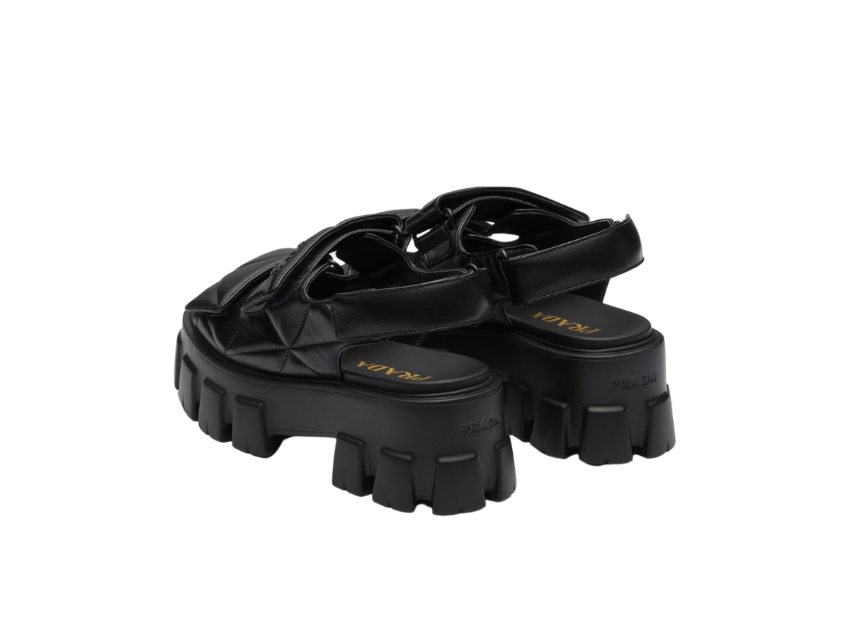 PRADA｜SANDALS (1X439N 038 F0002 F055) Buy Prada Wmns Monolith Sandal 'Black' - 1X439N 038 F0002 F