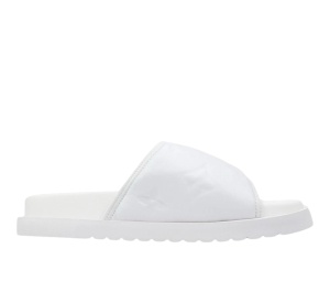 Buy Louis Vuitton Miami Slide Slippers White at Sasom – Authentic and Ready to Ship