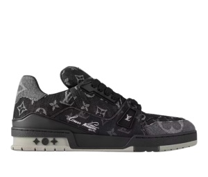 Buy Louis Vuitton LV Trainer Black Monogram Denim at Sasom – Authentic and Ready to Ship