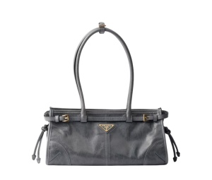 Buy Prada Bonnie Medium Leather Handbag Air Force Blue at Sasom – Authentic and Ready to Ship