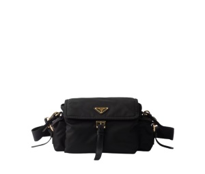 Buy Prada Explore Medium Re-nylon Shoulder Bag With Flap Black at Sasom – Authentic and Ready to Ship