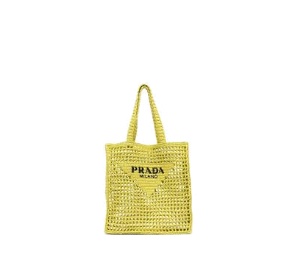 Buy Prada Crochet Raffia Tote Bag Green at Sasom – Authentic and Ready to Ship