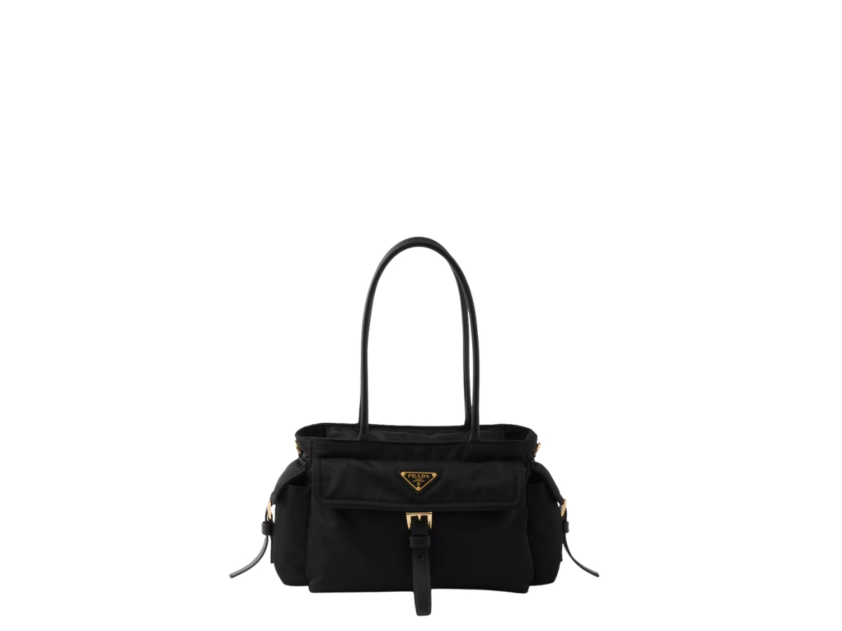 Buy Prada Explore Medium Re-Nylon And Leather Tote Bag Black at Sasom – Authentic and Ready to Ship