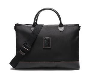 Buy Longchamp Boxford Portable One Shoulder Crossbody Briefcases Small Size Men's Black at Sasom – Authentic and Ready to Ship