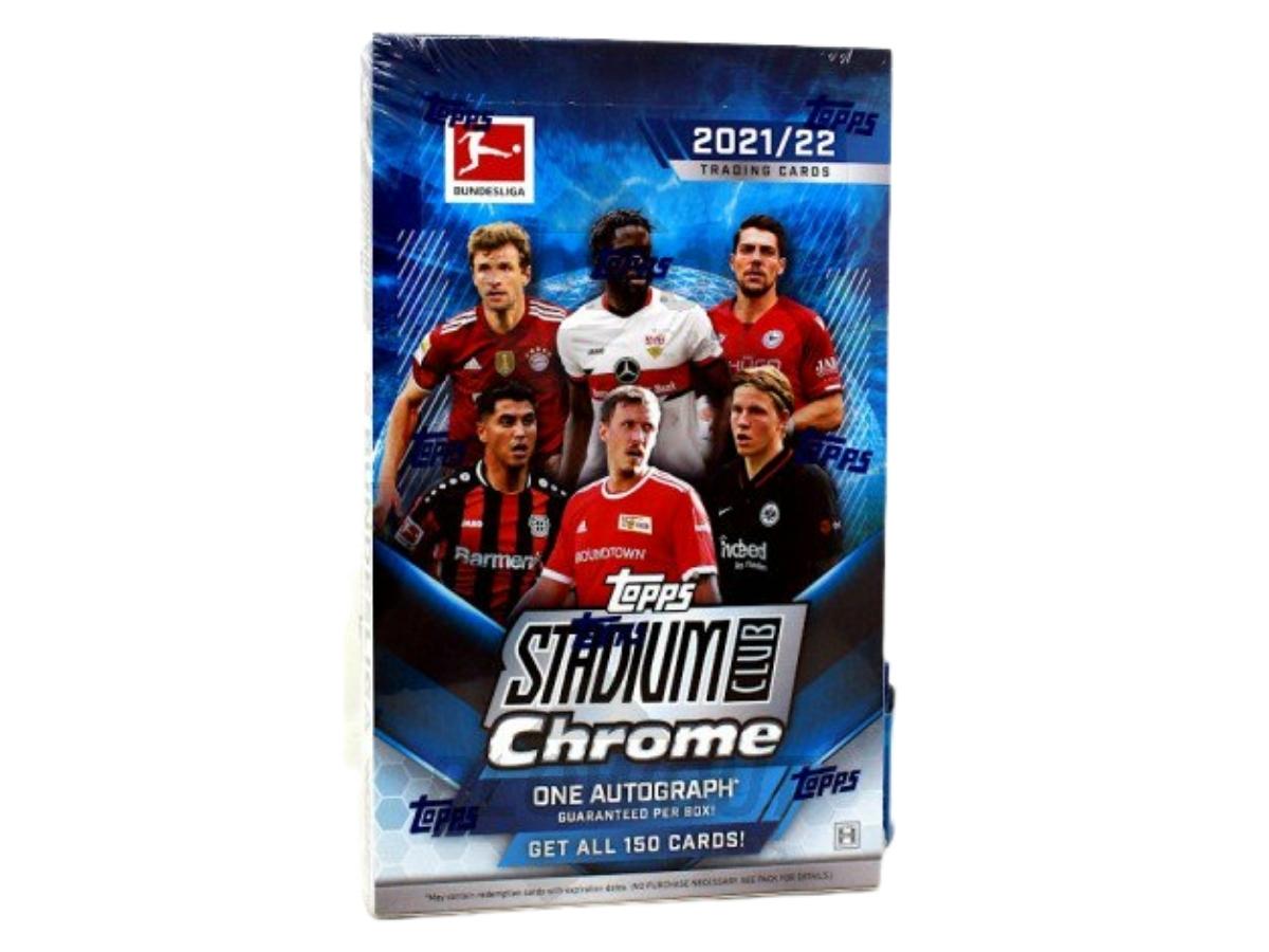 2022 Topps Stadium Club Chrome Bundesliga Soccer Hobby Box