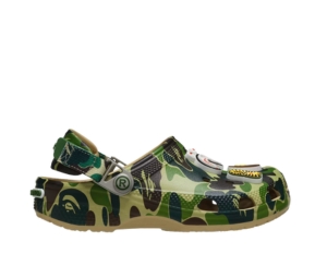 Buy Crocs x BAPE Classic Clog Camo Green (Kids) at Sasom – Authentic and Ready to Ship