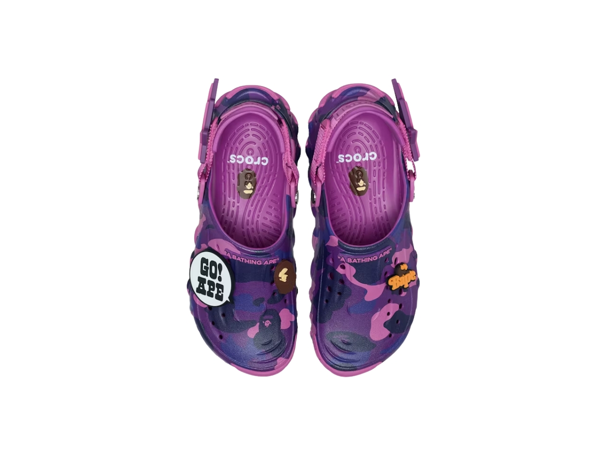 Crocs Crocs x Bape  Echo RO Clog Grapeberry Camo - view 2