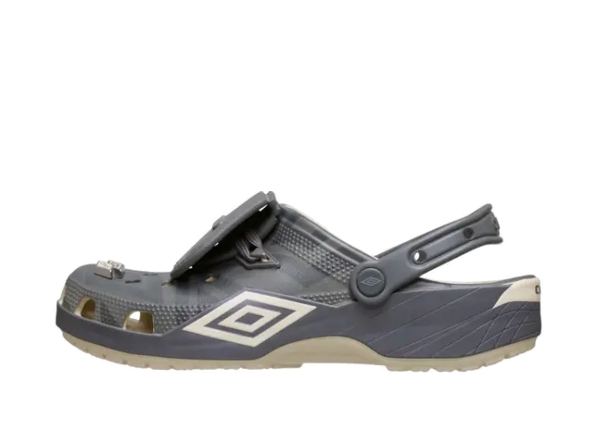Crocs Crocs X Umbro Classic Clog Bone Slate Grey - view 2
