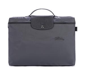 Buy Longchamp Le Pliage Green Recycled Canvas With Leather Trim Canvas Bag Handbag Briefcase Small Size Men's Graphite Gray at Sasom – Authentic and Ready to Ship