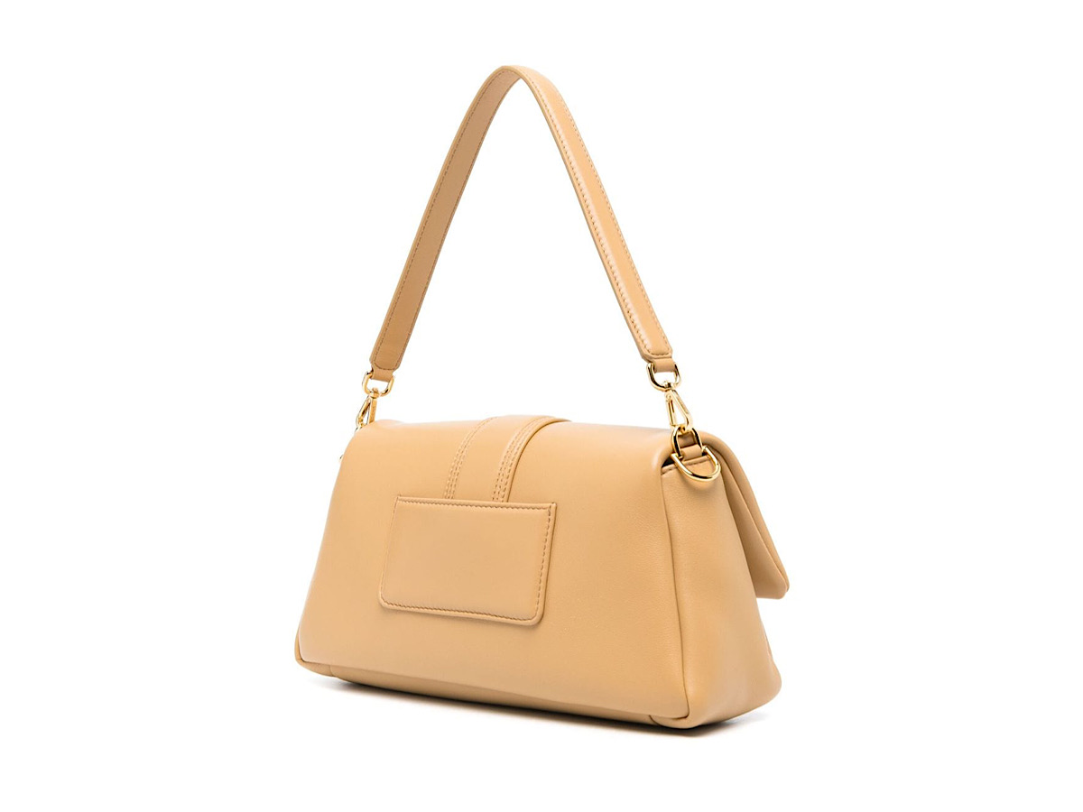 Jacquemus Le Bambimou Camel Leather Shoulder Bagnude