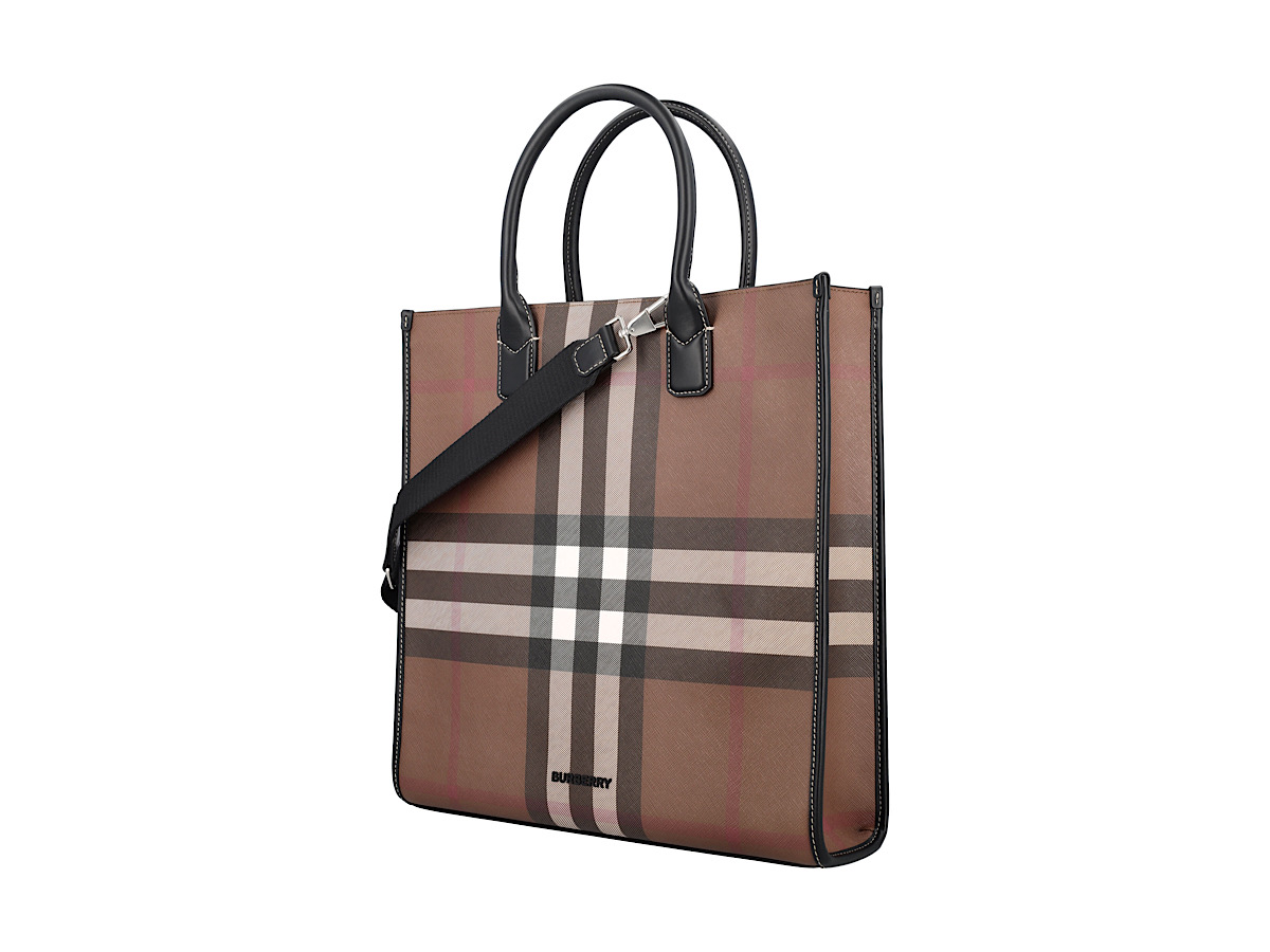 SASOM กระเป๋า Burberry Slim Vertical Denny Totedark_birch_brown 75