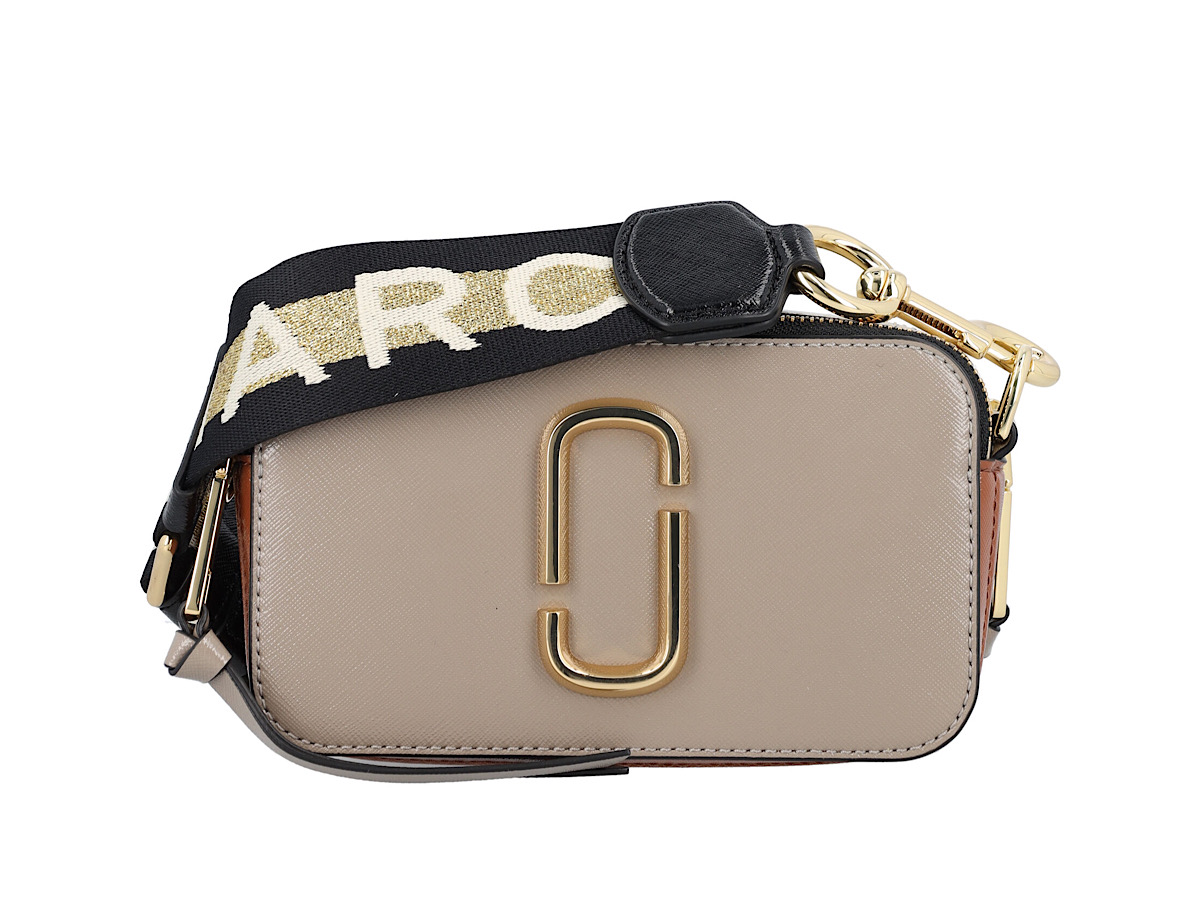 Marc Jacobs The Logo Strap Snapshot Bagcement_multi Leather