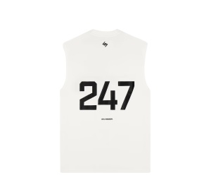 Buy Represent Team 247 Oversized Tank Flat White at Sasom – Authentic and Ready to Ship