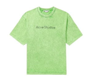 Buy Acne Studios Relaxed Fit Logo T-Shirt Green at Sasom – Authentic and Ready to Ship