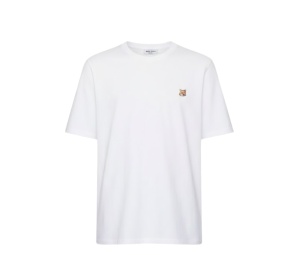 Buy Maison Kitsune Fox Head Patch Regular T-Shirt White at Sasom – Authentic and Ready to Ship