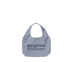 Buy Neighborhood Logo Tote Bag Gray at Sasom – Authentic and Ready to Ship