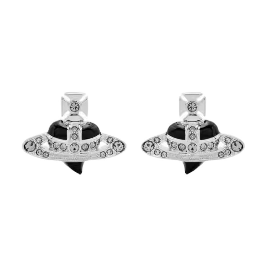 Vivienne Bow Heart Earrings
