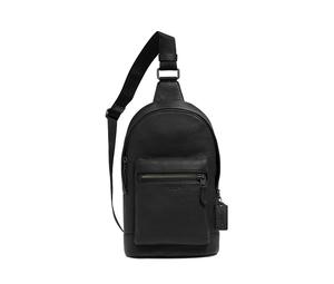 Buy Coach West Delicate Pebbled Leather Sling Bag Crossbody Bag Shoulder Bag Small Size Men's Black at Sasom – Authentic and Ready to Ship