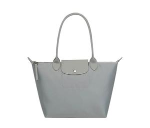 Buy Longchamp Le Pliage Néo Fabric One Shoulder Handbags Small Size Women's Cement Gray at Sasom – Authentic and Ready to Ship