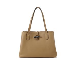 Buy Longchamp Cow Leather Handbag Women's Sand Dune at Sasom – Authentic and Ready to Ship