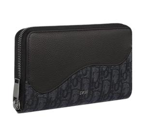 Buy Dior Saddle Grained Calfskin Wallet Regular Men's Black at Sasom – Authentic and Ready to Ship