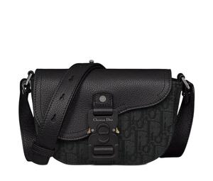 Buy Dior Oblique Jacquard Grained Calfskin Saddle Bags Shoulder Bag Crossbody Bag Clutches Men's Black at Sasom – Authentic and Ready to Ship