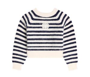 SASOM | apparel Celine Baja Cardigan In Striped Tweed Check