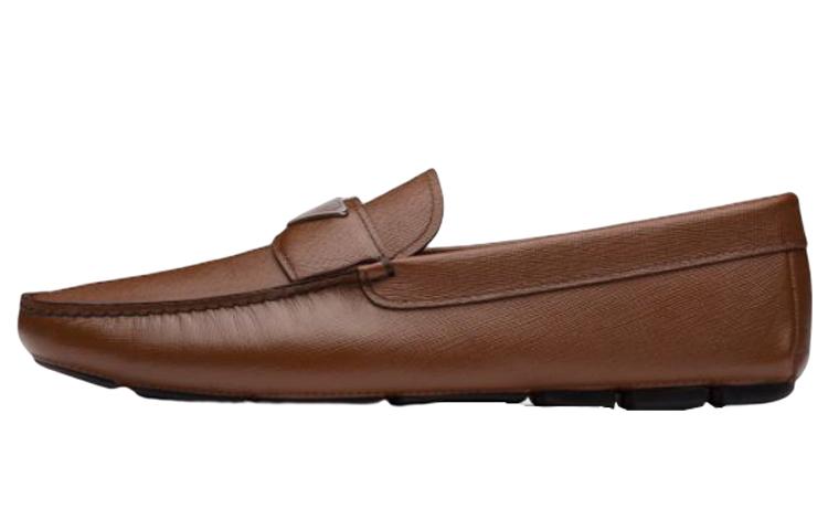 SASOM | รองเท้า Prada Triangle-logo Penny-slot Loafers เช็ค  display picture 1