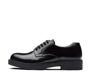 Buy Prada Brushed Leather Derby Shoes at Sasom – Authentic and Ready to Ship