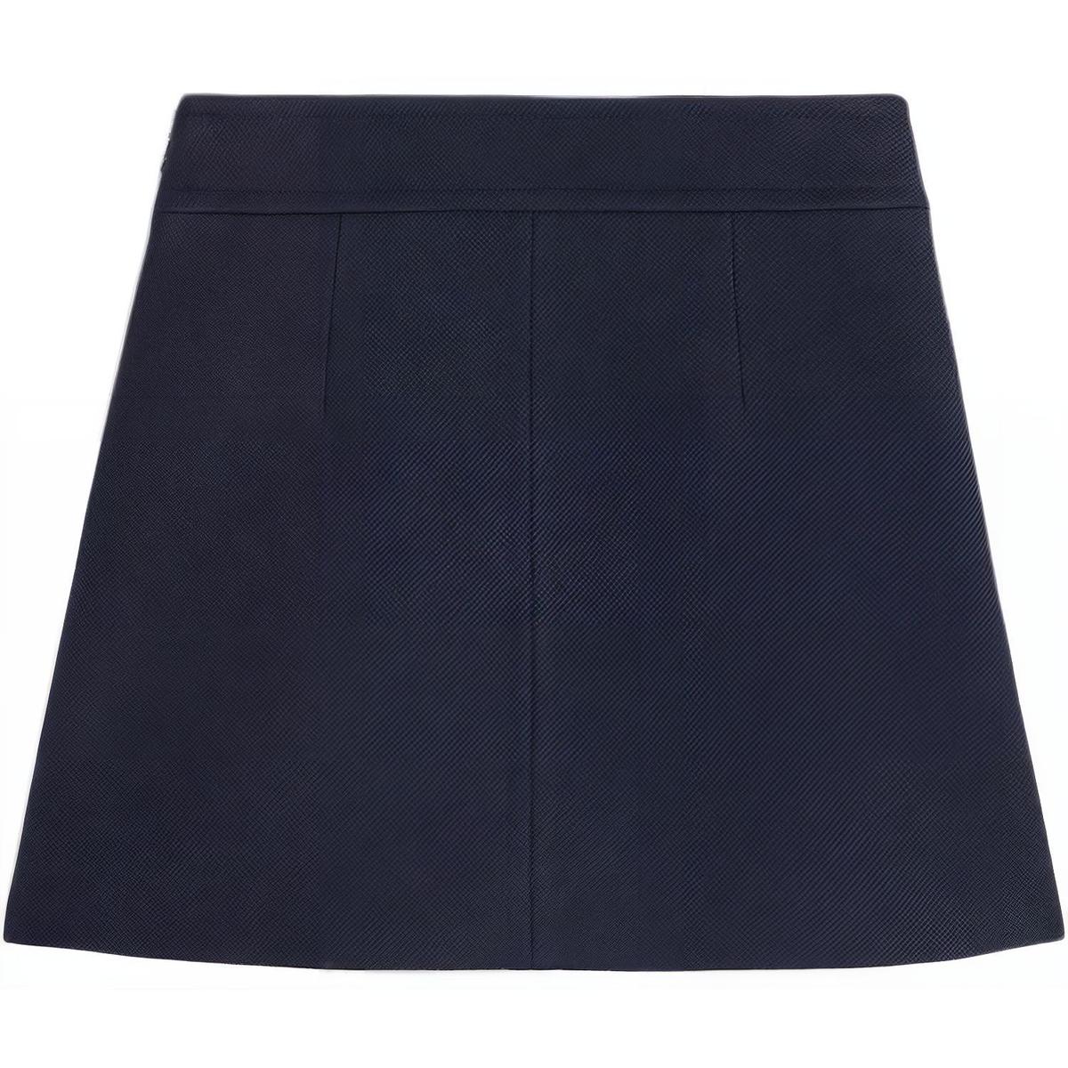 ミニスカート TRAPEZE MINI SKIRT IN DOUBLE FACED WOOL 2J821383Z.33NK SASOM | apparel Celine Trapeze Mini Skirt In Double Faced