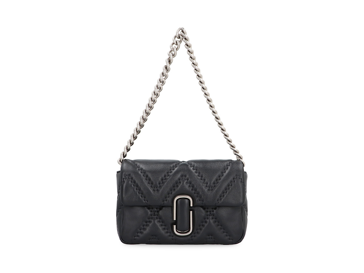 Marc Jacobs Marc Jacobs Borsa A Tracolla J Marc In Pelleblack Lamb 100 - view 2