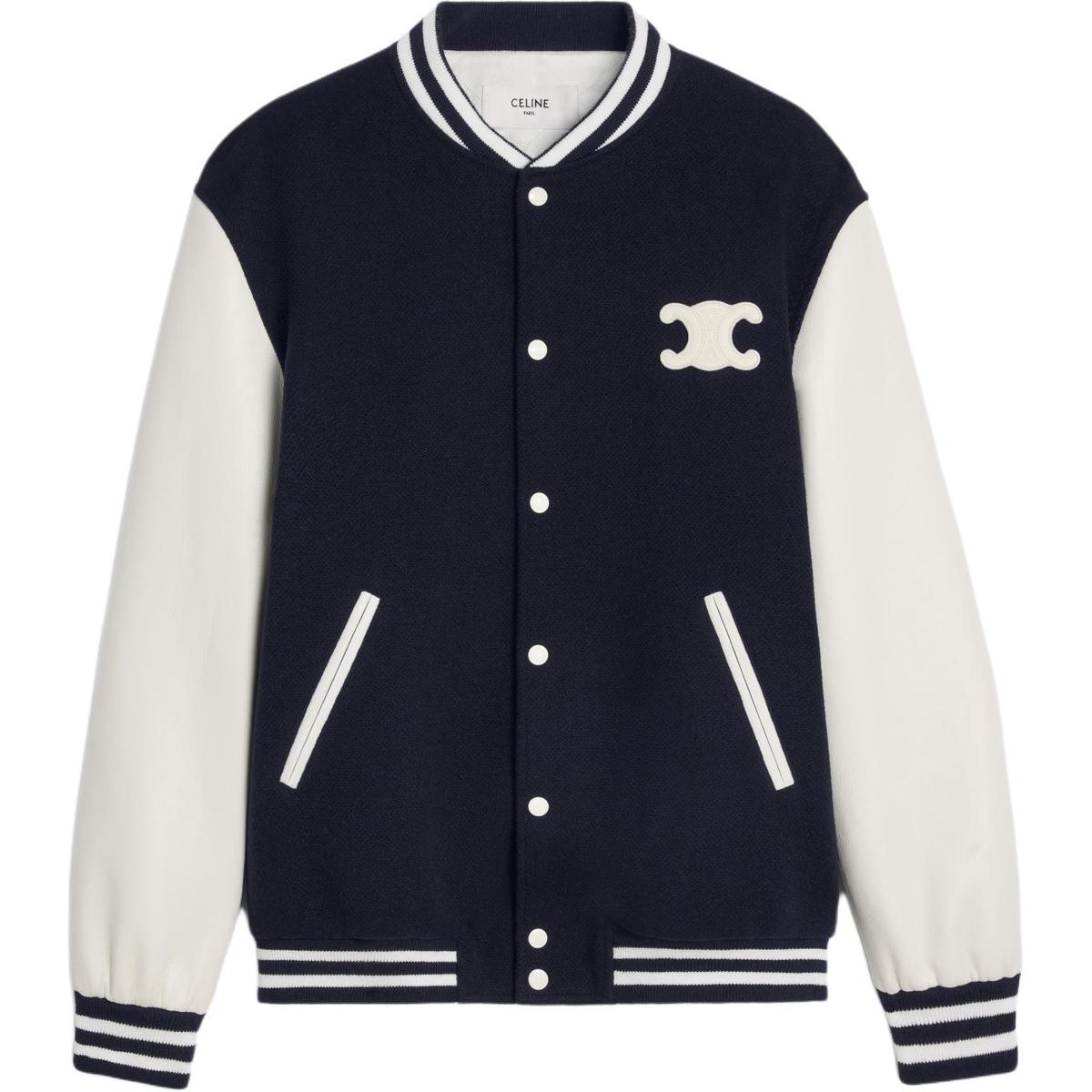 CELINE｜JACKETS (TEDDY VARSITY JACKET (2V29V896C 07MR)) CELINE｜JACKETS (TEDDY VARSITY JACKET (2V29V896C 07MR
