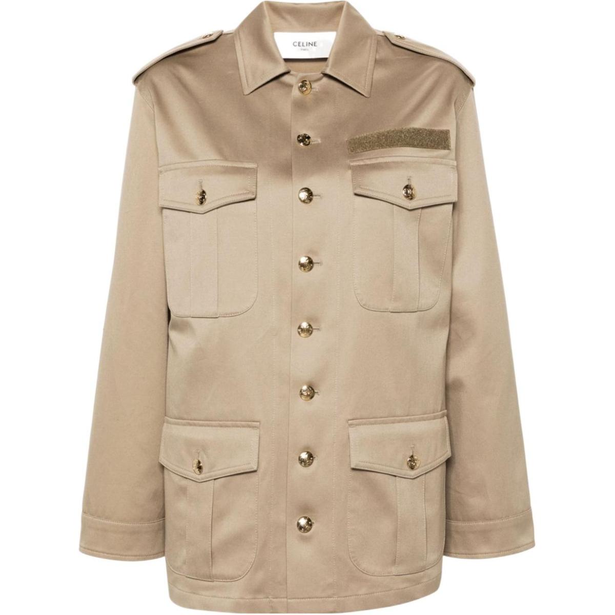 SASOM | apparel Celine Saharienne Jacket In Technical Cotton