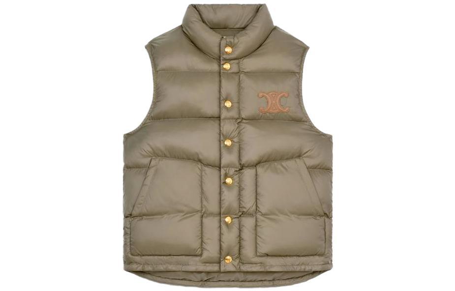 ジャケット CELINE | QUILTED VEST IN LIGHTWEIGHT NYLON 2W987906V.02KK CELINE quilted blouson jacket in lightweight nylon | celine