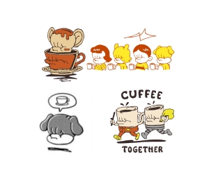 Buy 2choey x C.P.S. Coffee (Set Of 4) at Sasom – Authentic and Ready to Ship