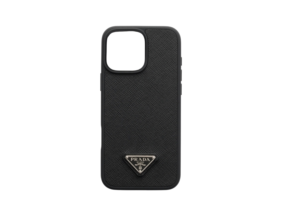PRADA - prada iPhoneケース　11promax Prada Saffiano Leather Iphone 11 Pro Case in Black for Men