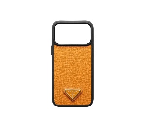 Buy Prada Saffiano Leather Case For iPhone 17 Pro Max Amber at Sasom – Authentic and Ready to Ship