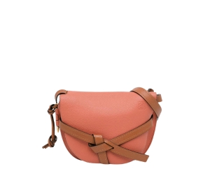 Buy Loewe Small Gate Bag In Soft Grained Calfskin With Gold Hardware Pink at Sasom – Authentic and Ready to Ship